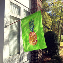 Load image into Gallery viewer, Pineapple Green Polkadot Flag Canvas House Size BB8190CHF