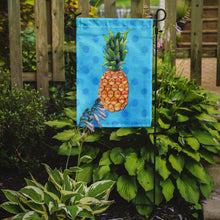 Load image into Gallery viewer, Pineapple Blue Polkadot Garden Flag - Outdoor Decorative Yard Flag BB8191GF