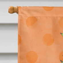 Load image into Gallery viewer, Pineapple Orange Polkadot Flag Canvas House Size BB8193CHF