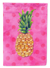 Load image into Gallery viewer, Pineapple Pink Polkadot Flag Canvas House Size BB8194CHF