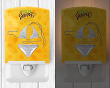 Load image into Gallery viewer, Bikini Swimsuit Yellow Polkadot Ceramic Night Light BB8197CNL