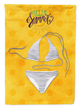Load image into Gallery viewer, Bikini Swimsuit Yellow Polkadot Garden Flag - Outdoor Decorative Yard Flag BB8197GF