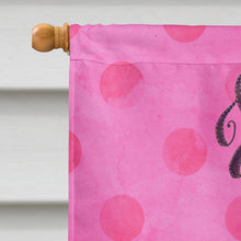 Load image into Gallery viewer, Bikini Swimsuit Pink Polkadot Flag Canvas House Size BB8199CHF