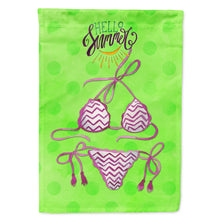 Load image into Gallery viewer, Bikini Swimsuit Green Polkadot Flag Canvas House Size BB8200CHF