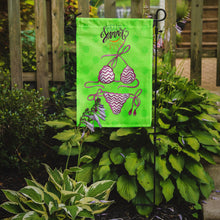 Load image into Gallery viewer, Bikini Swimsuit Green Polkadot Garden Flag - Outdoor Decorative Yard Flag BB8200GF