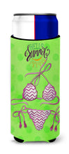 Load image into Gallery viewer, Bikini Swimsuit Green Polkadot   Hugger for slim cans BB8200MUK