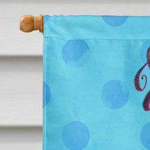 Load image into Gallery viewer, Bikini Swimsuit Blue Polkadot Flag Canvas House Size BB8201CHF