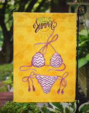 Load image into Gallery viewer, Bikini Swimsuit Yellow Polkadot Garden Flag - Outdoor Decorative Yard Flag BB8202GF