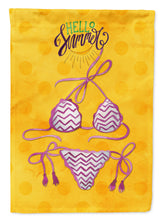 Load image into Gallery viewer, Bikini Swimsuit Yellow Polkadot Garden Flag - Outdoor Decorative Yard Flag BB8202GF