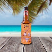 Load image into Gallery viewer, Bikini Swimsuit Orange Polkadot   Hugger for slim cans BB8203MUK