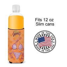 Load image into Gallery viewer, Bikini Swimsuit Orange Polkadot   Hugger for slim cans BB8203MUK