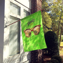 Load image into Gallery viewer, Beach Sunglasses Green Polkadot Flag Canvas House Size BB8205CHF