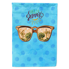 Load image into Gallery viewer, Beach Sunglasses Blue Polkadot Flag Canvas House Size BB8206CHF