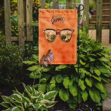 Load image into Gallery viewer, Beach Sunglasses Orange Polkadot Garden Flag - Outdoor Decorative Yard Flag BB8208GF