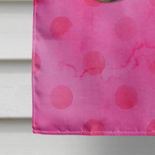 Load image into Gallery viewer, Beach Sunglasses Pink Polkadot Flag Canvas House Size BB8209CHF