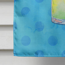 Load image into Gallery viewer, Umberella Cocktail Blue Polkadot Flag Canvas House Size BB8211CHF