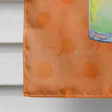 Load image into Gallery viewer, Umberella Cocktail Orange Polkadot Flag Canvas House Size BB8213CHF