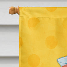 Load image into Gallery viewer, Summer Martini Yellow Polkadot Flag Canvas House Size BB8217CHF