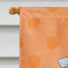 Load image into Gallery viewer, Summer Martini Orange Polkadot Flag Canvas House Size BB8218CHF