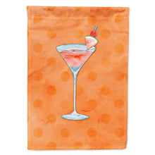 Load image into Gallery viewer, Summer Martini Orange Polkadot Flag Canvas House Size BB8218CHF