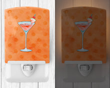 Load image into Gallery viewer, Summer Martini Orange Polkadot Ceramic Night Light BB8218CNL