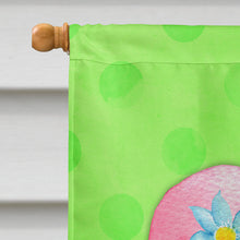 Load image into Gallery viewer, Pink Flip Flops Green Polkadot Flag Canvas House Size BB8220CHF