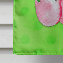 Load image into Gallery viewer, Pink Flip Flops Green Polkadot Flag Canvas House Size BB8220CHF
