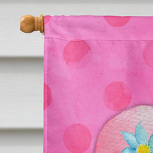 Load image into Gallery viewer, Pink Flip Flops Pink Polkadot Flag Canvas House Size BB8224CHF