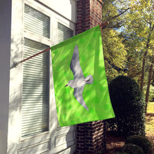 Load image into Gallery viewer, Sea Gull Green Polkadot Flag Canvas House Size BB8225CHF