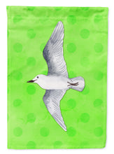 Load image into Gallery viewer, Sea Gull Green Polkadot Flag Canvas House Size BB8225CHF