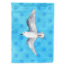 Load image into Gallery viewer, Sea Gull Blue Polkadot Flag Canvas House Size BB8226CHF