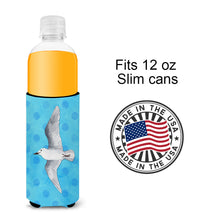 Load image into Gallery viewer, Sea Gull Blue Polkadot   Hugger for slim cans BB8226MUK