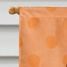 Load image into Gallery viewer, Sea Gull Orange Polkadot Flag Canvas House Size BB8228CHF
