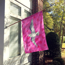 Load image into Gallery viewer, Sea Gull Pink Polkadot Flag Canvas House Size BB8229CHF