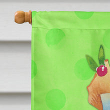 Load image into Gallery viewer, Summer Cocktail Green Polkadot Flag Canvas House Size BB8230CHF