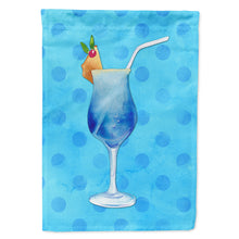 Load image into Gallery viewer, Summer Cocktail Blue Polkadot Flag Canvas House Size BB8231CHF