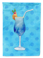 Load image into Gallery viewer, Summer Cocktail Blue Polkadot Garden Flag - Outdoor Decorative Yard Flag BB8231GF