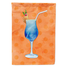 Load image into Gallery viewer, Summer Cocktail Orange Polkadot Flag Canvas House Size BB8233CHF