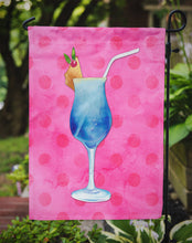 Load image into Gallery viewer, Summer Cocktail Pink Polkadot Garden Flag - Outdoor Decorative Yard Flag BB8234GF