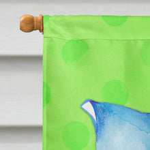 Load image into Gallery viewer, Sting Ray Green Polkadot Flag Canvas House Size BB8235CHF