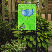 Load image into Gallery viewer, Sting Ray Green Polkadot Garden Flag - Outdoor Decorative Yard Flag BB8235GF