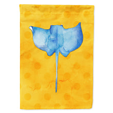 Load image into Gallery viewer, Sting Ray Yellow Polkadot Flag Canvas House Size BB8237CHF