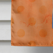 Load image into Gallery viewer, Sting Ray Orange Polkadot Flag Canvas House Size BB8238CHF