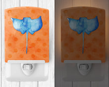 Load image into Gallery viewer, Sting Ray Orange Polkadot Ceramic Night Light BB8238CNL