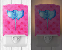 Load image into Gallery viewer, Sting Ray Pink Polkadot Ceramic Night Light BB8239CNL