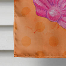 Load image into Gallery viewer, Pink Sea Shell Orange Polkadot Flag Canvas House Size BB8243CHF