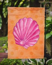 Load image into Gallery viewer, Pink Sea Shell Orange Polkadot Garden Flag - Outdoor Decorative Yard Flag BB8243GF