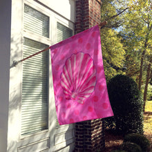Load image into Gallery viewer, Pink Sea Shell Pink Polkadot Flag Canvas House Size BB8244CHF