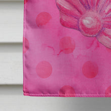 Load image into Gallery viewer, Pink Sea Shell Pink Polkadot Flag Canvas House Size BB8244CHF