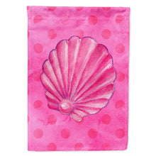 Load image into Gallery viewer, Pink Sea Shell Pink Polkadot Flag Canvas House Size BB8244CHF